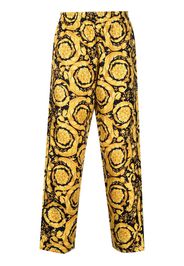 Versace all-over baroque-print pajama trousers - Giallo