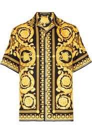 Versace Camicia con stampa barocca - Giallo