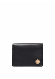 Versace Medusa-charm leather wallet - Nero