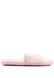 Versace Terry cotton logo slippers - Rosa