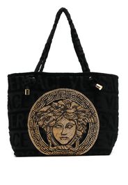 Versace Medusa-embellished tote bag - Nero