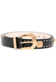 Versace studded leather belt - Nero
