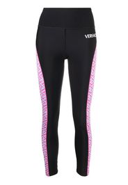 Versace La Greca high-waisted leggings - Nero