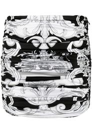 Versace Baroque-print mini skirt - Nero