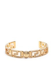 Versace Greca Tribute Medusa cuff bracelet - Oro