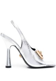 Versace Medusa 115mm sandals - Argento