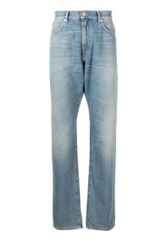 Versace straight-leg cut denim jeans - Blu