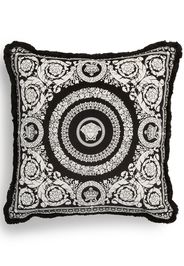 Versace Barocco Foulard large velvet cushion - Nero