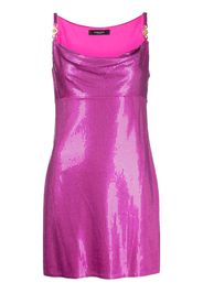 Versace disc-embellishment mini dress - Rosa