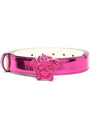 Versace Medusa metallic leather belt - Rosa