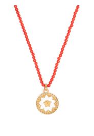 Versace Medusa beaded pendant necklace - Oro