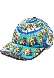 Versace Cappello da baseball La Maschere - Blu