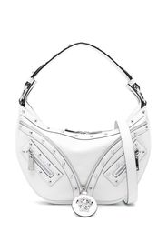 Versace Borsa a spalla Repeat piccola - Bianco