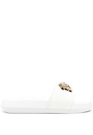 Versace Medusa plaque slides - Bianco