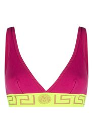 Versace Greca-print bra - Rosa