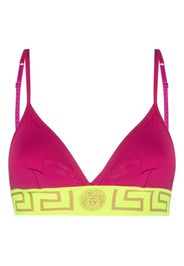 Versace Greca-print bra - Rosa