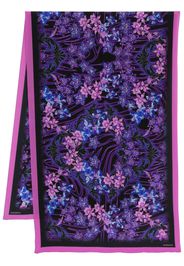 Versace Foulard a fiori - Nero