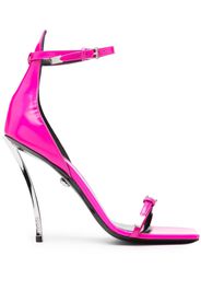 Versace Pin-Point 100mm leather sandals - Rosa