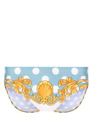 Versace Seashell Baroque swimming trunks - Blu