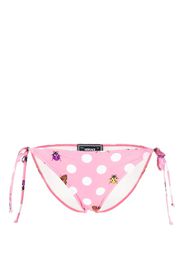 Versace graphic-print bikini bottoms - Rosa