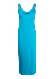 Versace Medusa plaque dress - Blu