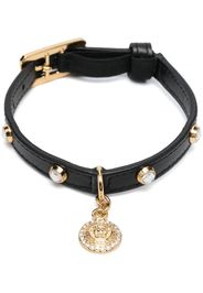 Versace Collare per cani con placca Medusa - Nero