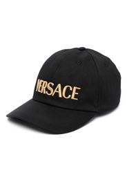 Versace embroidered-logo six-panel cap - Nero