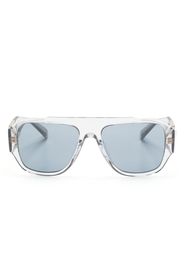 Versace Medusa-motif transparent sunglasses - Grigio
