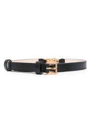 Versace Medusa-detail leather belt - Nero