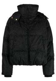 Versace Barocco Silhouette puffer jacket - Nero