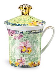 Versace x Rosenthal D.V. Floralia lidded mug (9.8cm) - Multicolore