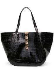 Versace large Greca Goddess tote bag - Nero