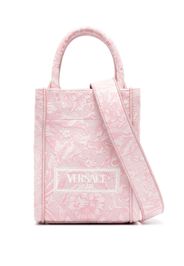 Versace mini Barocco Athena jacquard tote bag - Rosa