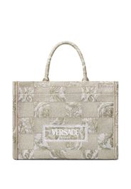 Versace Borsa tote Athena Barocco jacquard - Toni neutri