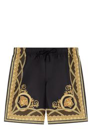 Versace Costume da bagno con stampa barocco - Nero