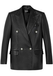 Versace Blazer in pelle - Nero
