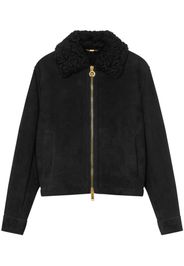 Versace suede jacket - Nero