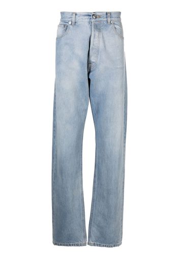 VETEMENTS wide-leg denim trousers - Blu