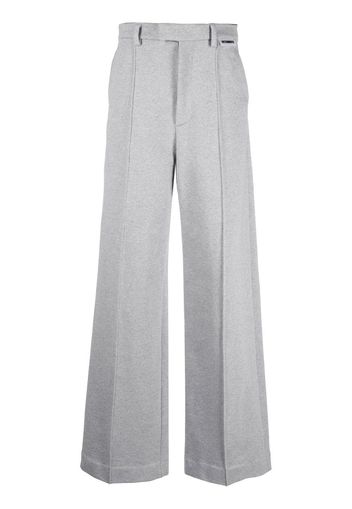 VETEMENTS Molton tailored track pants - Grigio