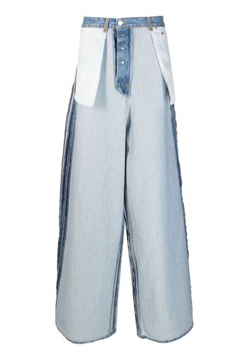 VETEMENTS wide-leg denim jeans - Blu