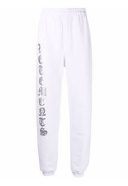 VETEMENTS logo-print track pants - Bianco