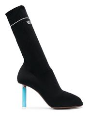 VETEMENTS pointed sock-style boots - Nero