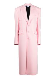 VETEMENTS Cappotto monopetto oversize - Rosa