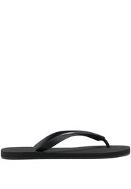 VETEMENTS logo-print flip flops - Nero