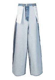 VETEMENTS wide-leg denim jeans - Blu