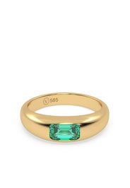 VEYNOU Anello Eden Oasis in oro giallo 14kt con smeraldo