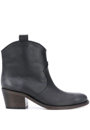 side-tab ankle boots