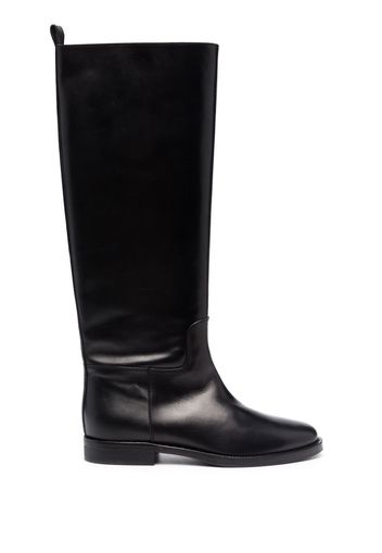 Via Roma 15 round-toe knee-high boots - Nero