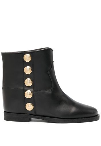 Via Roma 15 3194 ankle leather boots - Nero