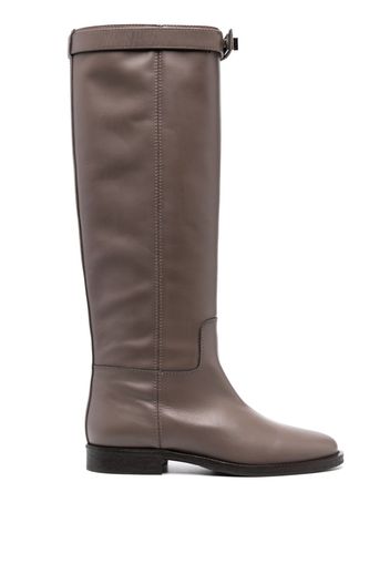 Via Roma 15 Santa Monica leather boots - Marrone